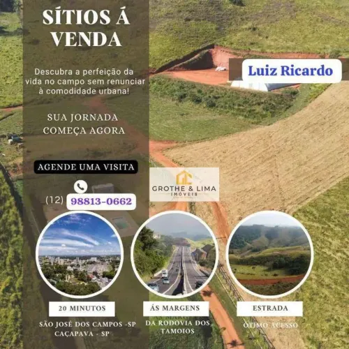 Chácara com vista para represa à venda, 20000 m² por R$ 300.000 - Capivari - Jambeiro/SP