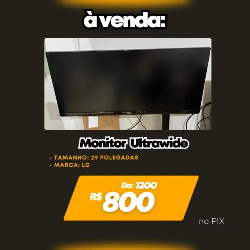 Monitor UltraWide LG 29 polegadas