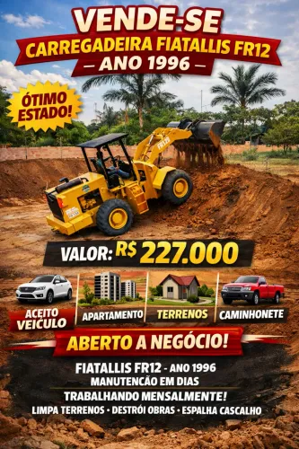 Pá Carregadeira FiatAllis FR12