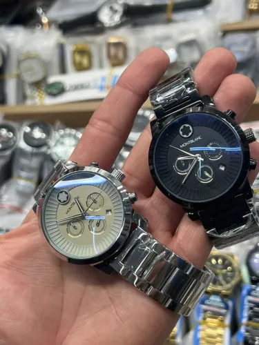 Relógio Montblanc Social Elegante Masculino em aço Envio Correios