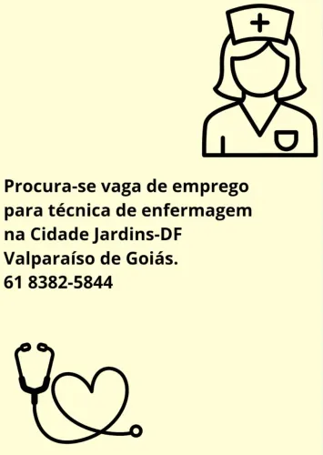 Procura-se vaga de emprego técnica de enfermagem