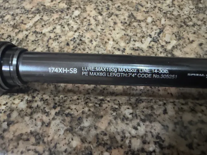 Vara Shimano Poison Glorious 174XH-SB
