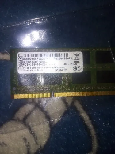 Memória de notebook ddr3 4gb
