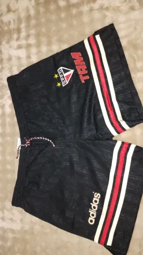 Calção São Paulo Futebol Clube Adidas com patrocínio da TAM