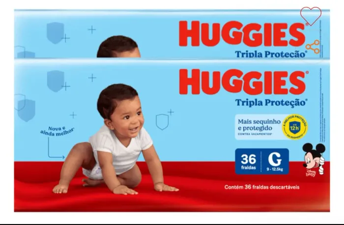 Fraldas Huggies G 36 unidades (entrego)
