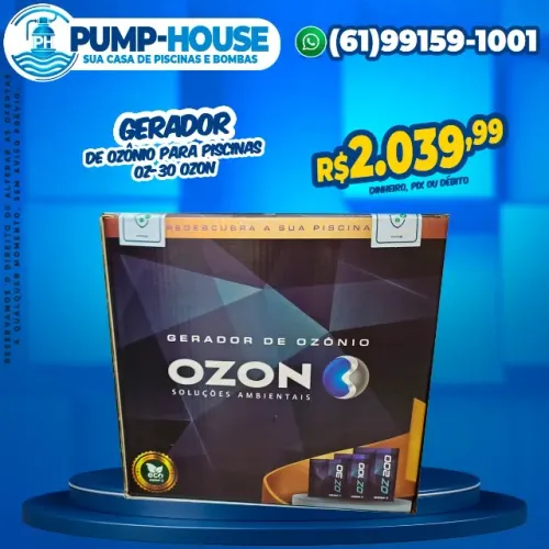 Ozonizador Gerador de Ozônio Para Piscinas Ozon