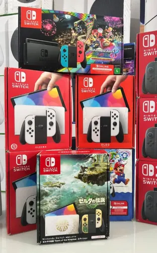 Nintendo Switch OLED / V1 DESBLOQUEADO!! A PRONTA ENTREGA!! (Aceito Cartão)
