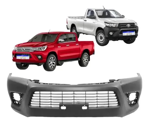 Parachoque Toyota Hilux 2016 2017 2018 2019 2020 Novo Preto