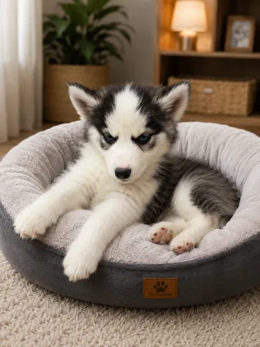 Husky siberiano filhote 2 meses