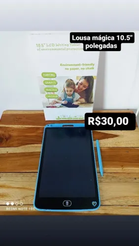 Lousa mágica infantil 10.5" polegadas / MEGA DESCONTO