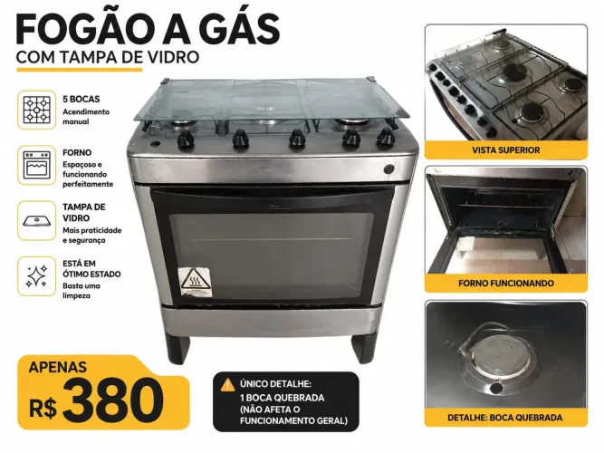 Fogão Esmaltec