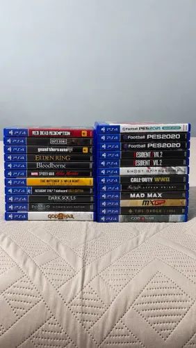 Lote 23 jogos de ps4 títulos renomados