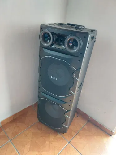 Caixa de som philco 
