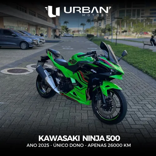 Kawasaki Ninja 500 - Baixo km - Impecável 