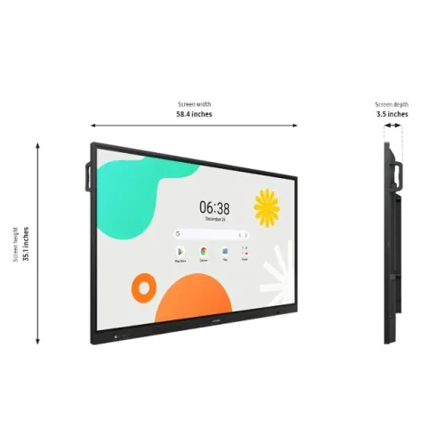 Tela touch Monitor Interativo Profissional Samsung Touch 86 Android Lh86wafwlgcxzd