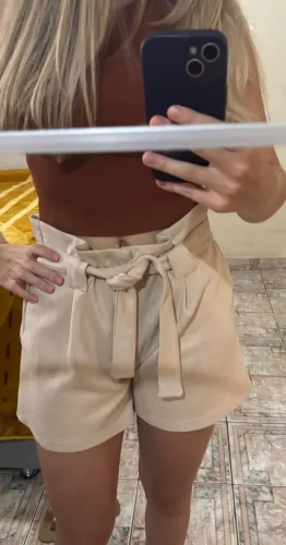 Short suede