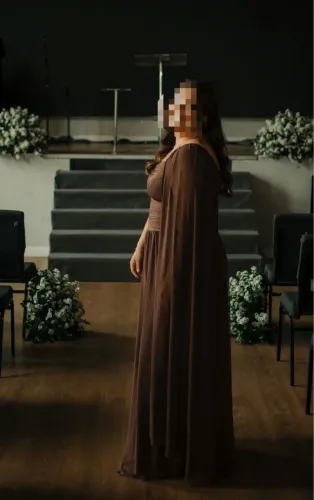 Vestido marrom pra madrinhas 