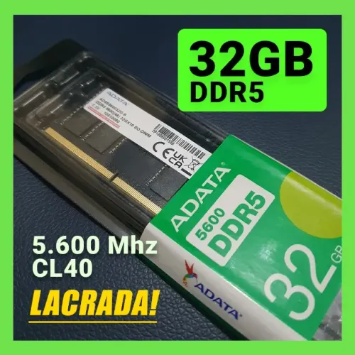 Memória DDR5 SO-DIMM 32 GB - 5600 Mhz - ADATA