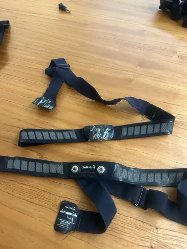 2 Cintas Cardíacas + 1 Sensor Garmin HRM-Dual ANT+ Bluetooth