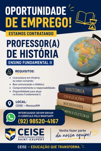 Vaga para Professor
