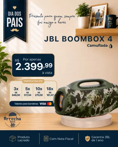 Boombox 4 camuflada