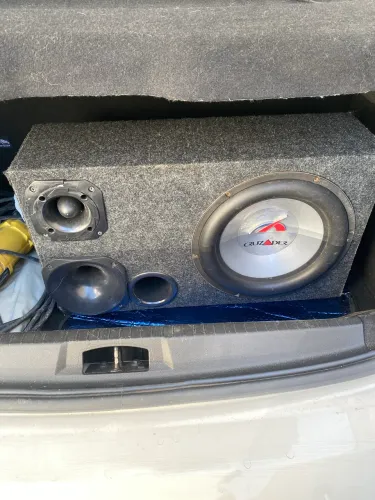 Subwoofer 12 com corneta e tweeter