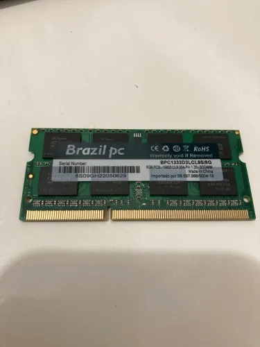 Memória ddr3L 8gb