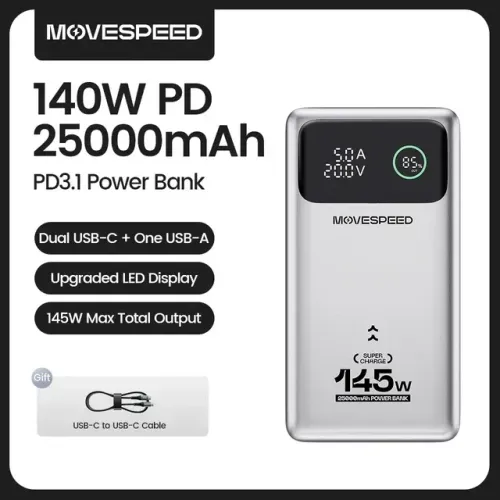 Powerbank Movespeed m25 pro 25000 mah 145w notebook Starklink