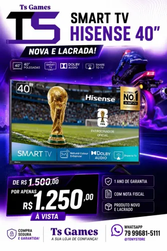 Tv 40 polegadas nova e lacrada