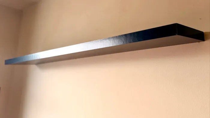 Prateleira preta 1,5m