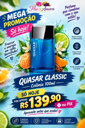 Mega promoção, Perfume Quasar Classic
