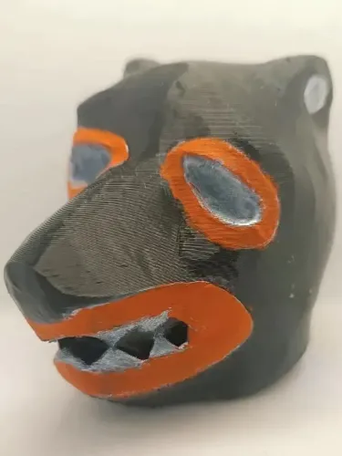 EXCLUSIVA Máscara decorativa LA URSA 11cm carnaval, Recife, Pernambuco