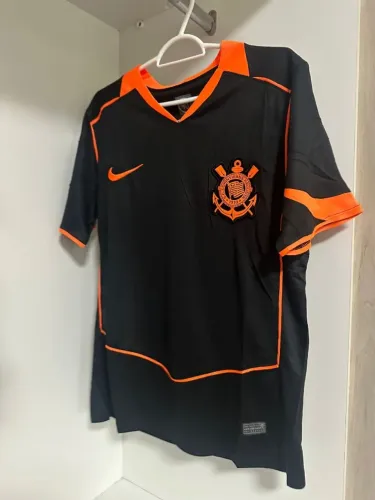 Camisa Corinthians Nike Preta e Laranja - Nunca usada