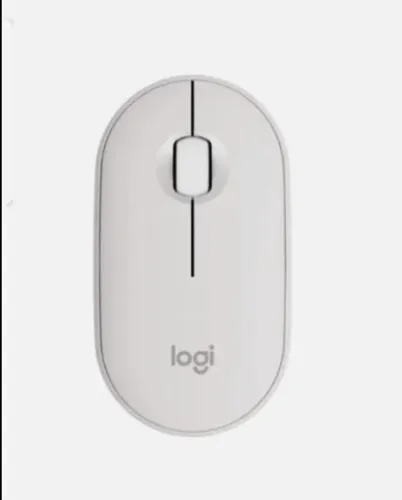 mouse sem fio logitech pebble mouse 2 m350s branco novo