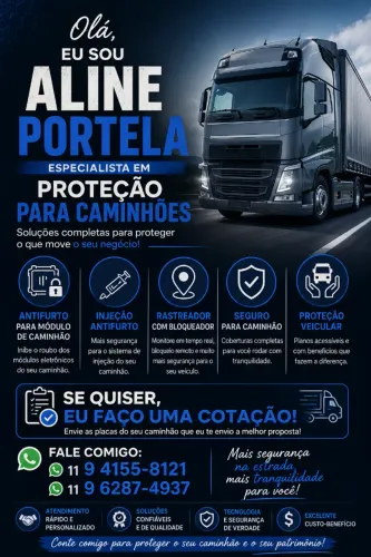 Travas antifurto para módulos de caminhões
