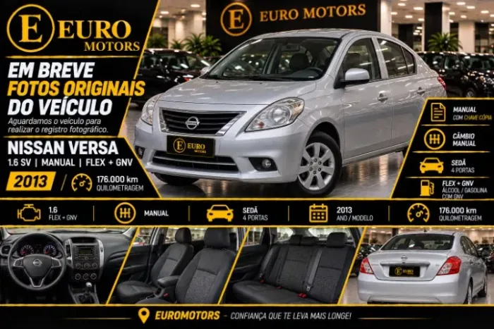 Nissan Versa SV 1.6 16V Flex Fuel 4P Mec. 2013