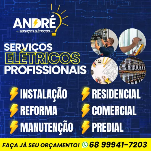 Eletricista profissional.