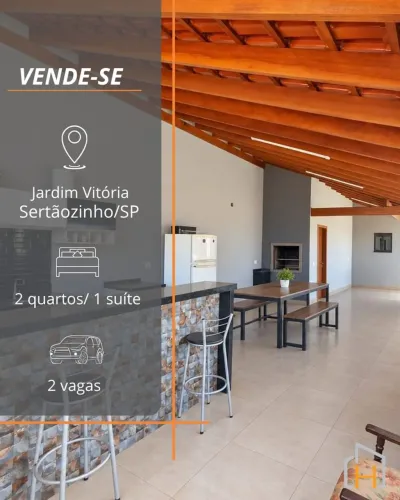 Vende-se Casa no Jardim Vitória em Sertãozinho/SP