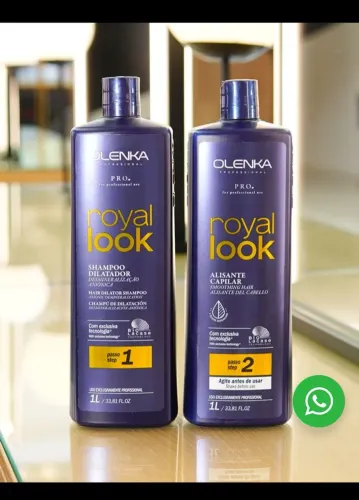 Kit Royal Look Shampoo Dilatar 1L + Alisante 1L