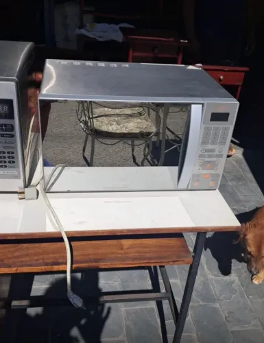Microondas Brastemp todo em inox