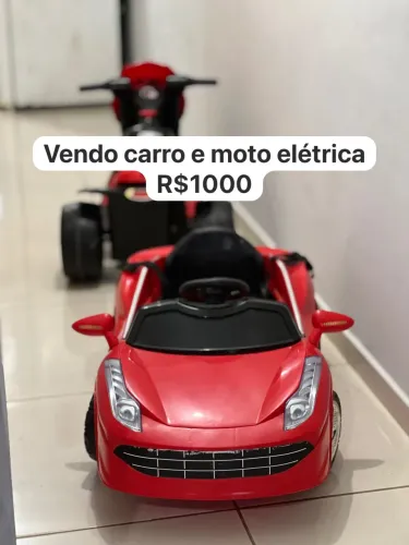 Carro e moto elétrica