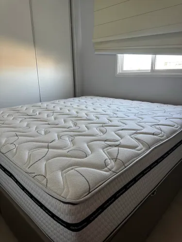 Cama Super King - Colchão Ortobom 