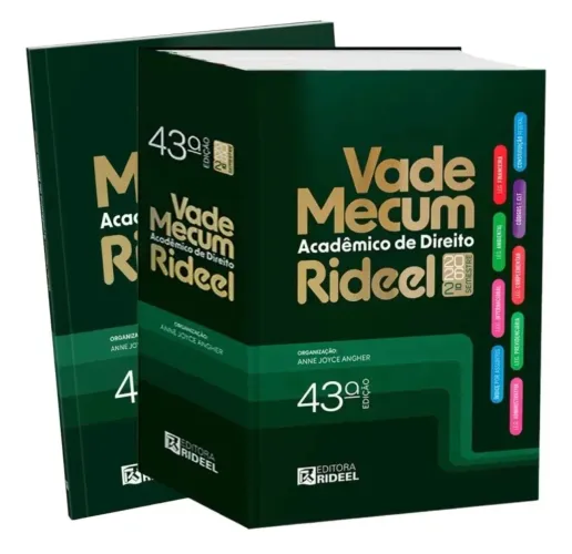 Vade Mecum Acadêmico Direito Rideel 43 Edição 2 Semestre 2026, Rideel