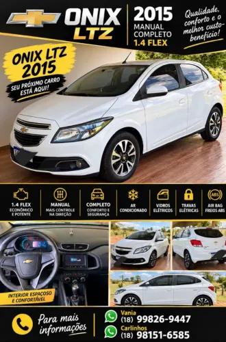 Chevrolet Onix Hatch LTZ 1.4 8V Flex Power Mec. 4P 2015