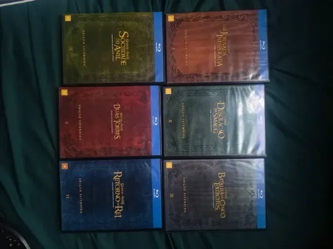 Trilogia Senhor dos Aneis + Trilogia Hobbit