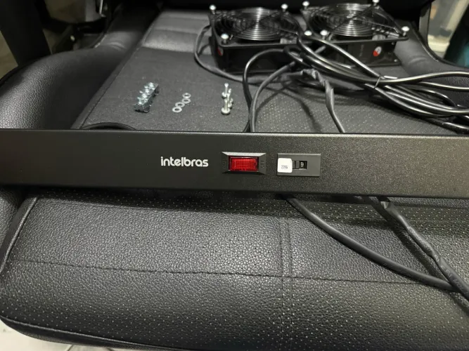 Kit 2 Ventoinhas Intelbras para Rack (Novo/Sem Uso/Na Garantia)
