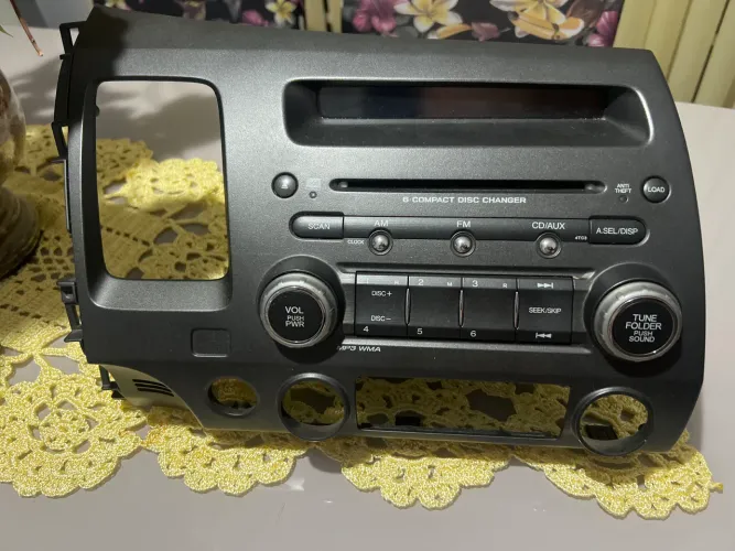 Kit Rádio Original Honda Civic 2011 CD Player 6 Discos MP3 AUX