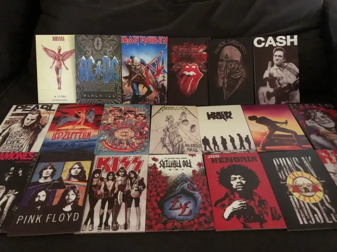 Quadrinhos de rock (valor do lote)