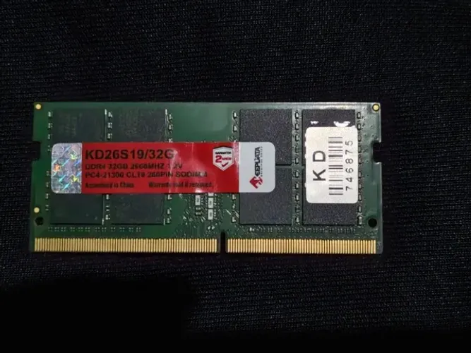 Memória RAM Keepdata 32GB DDR4 2666MHz SO-DIMM (Notebook)