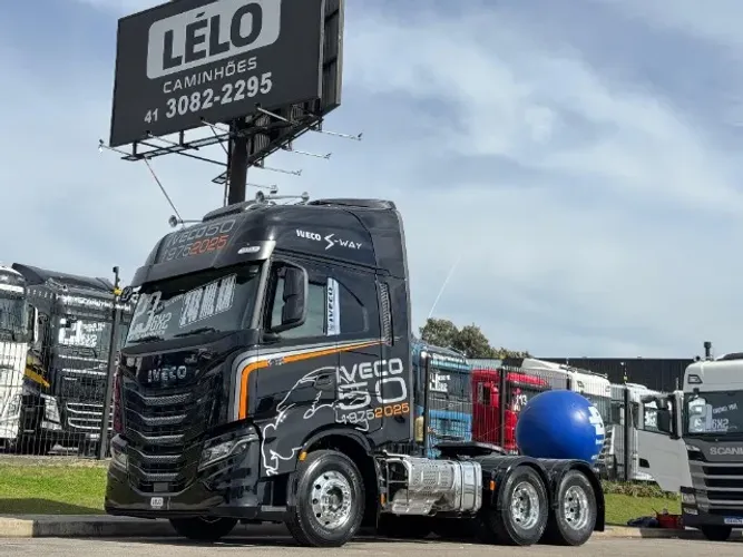 Iveco S-way 480 6x2 Ano 2023 Suspensão Mola Baixo Km 248 mil Km único Dono Start Stop
